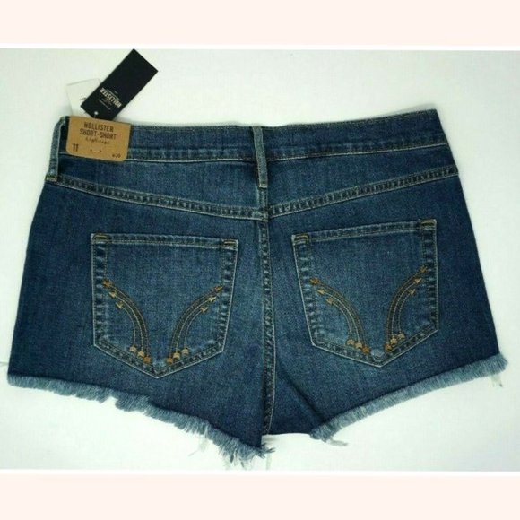 Hollister Women’s Cut Off Denim Jean Short-Shorts Size 30 - Picture 2 of 3